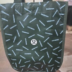 lululemon athletica Dark Green Logo Tote